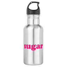 Sugar hot pink modern typography girly funny