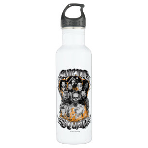 Botella De Agua Suicide Squad Task Force X Tribal Tattoo