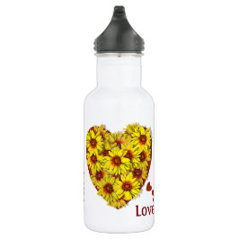 Botella De Agua Sunflower Heart Water Bottle