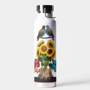 Botella de agua Sunflower Hibiscus