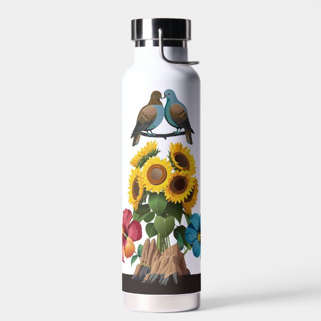 Botella de agua Sunflower Hibiscus (Izquierdo)