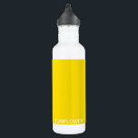 Botella De Agua Sunflower Yellow Colour Name<br><div class="desc">Sunflower Yellow</div>