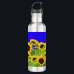 Botella De Agua Sunflowers - Ucrania, bandera ucraniana, Libertad<br><div class="desc">Girasoles - Bandera Ucraniana Libertad de Paz Ucrania - ¡Apoyen Juntos La Independencia - Victoria! Hagamos del mundo un lugar mejor - ¡todos juntos! Un mundo mejor comienza - depende - ¡los necesita también! Puede transferir a más de 1000 productos Zazzle. Redimensionar y mover o quitar y agregar elementos /...</div>