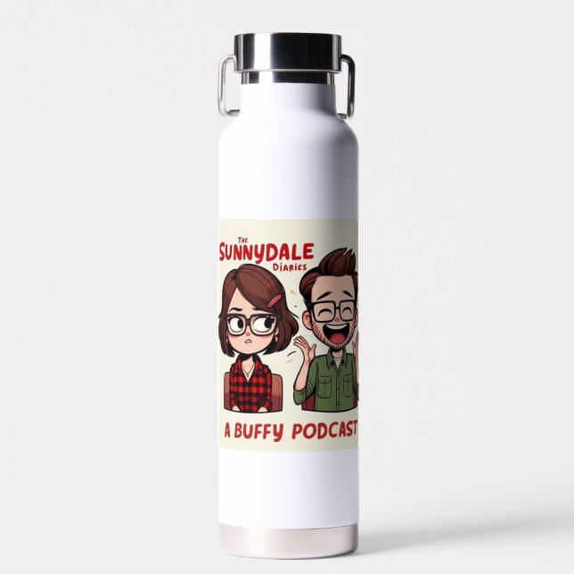 Botella De Agua Sunnydale Diaries Podcast Logo Bottle (Delantero)