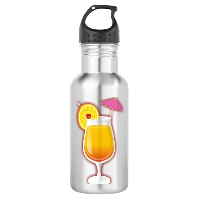 Botella De Agua Sunrise Tequila (Anverso)