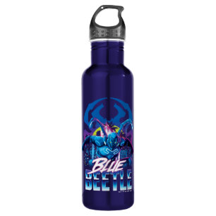 Botella De Agua Sunset de Blue Beetle Retrowave City