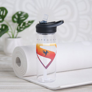 Botella De Agua Sunset Soar Superman Shield