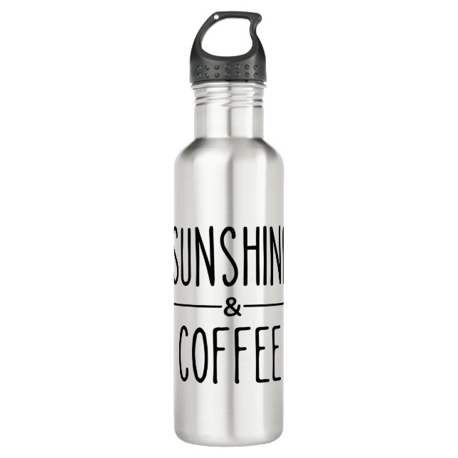 Botella De Agua Sunshine & Coffee (Anverso)