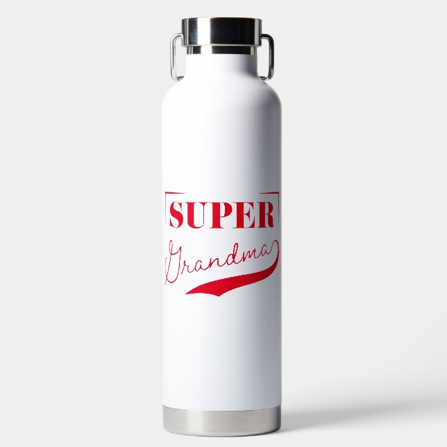 Botella De Agua Super Abuela (Delantero)