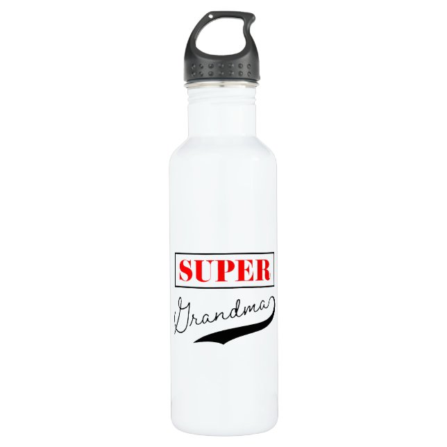 Botella De Agua Super Abuela (Anverso)