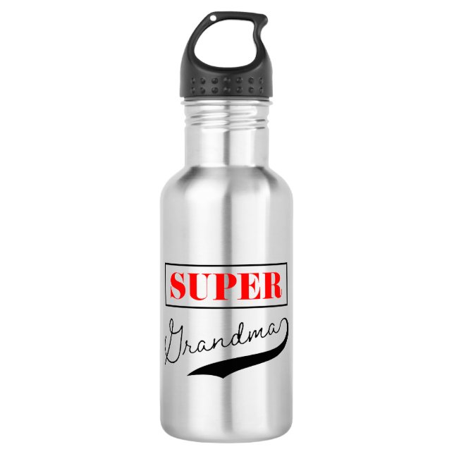 Botella De Agua Super Abuela (Anverso)