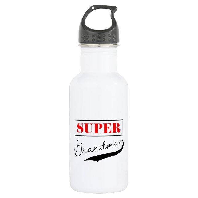 Botella De Agua Super Abuela (Anverso)