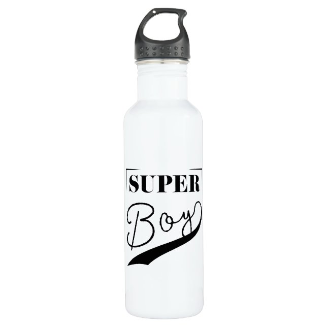 Botella De Agua Super Boy (Anverso)