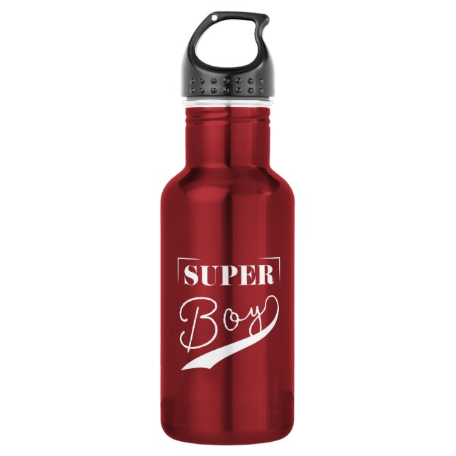 Botella De Agua Super Boy (Anverso)