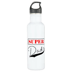 Botella De Agua Super Papá