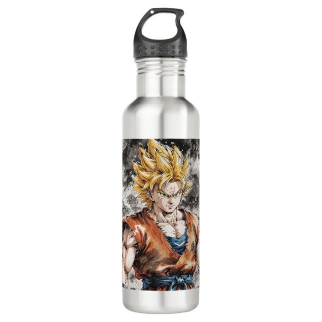 Botella De Agua Super Sayan (Anverso)