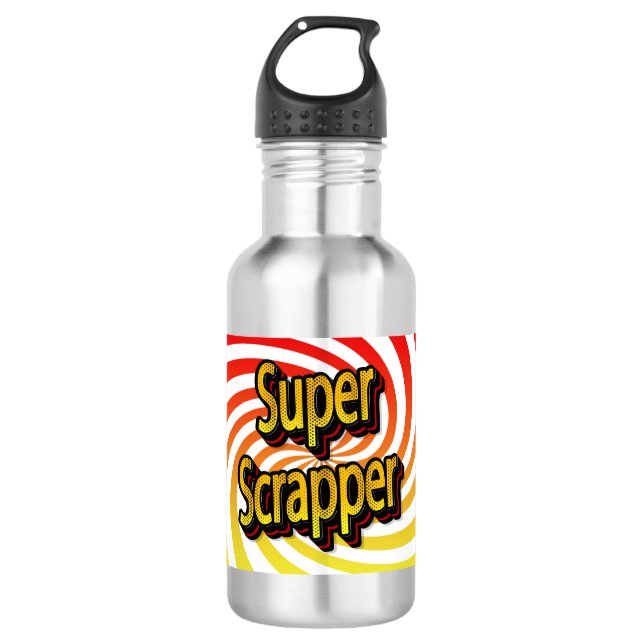 Botella De Agua "Super Scrapper" (Anverso)