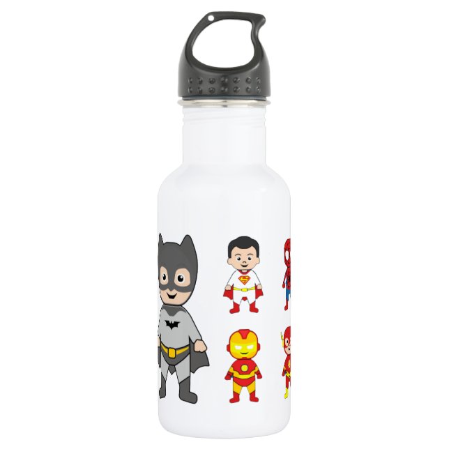 Botella De Agua Super Toddler Heros water bottle (Anverso)