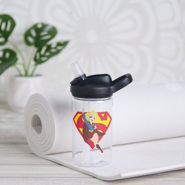 Botella De Agua Superchica del DC Super Hero Chicas (Yoga)