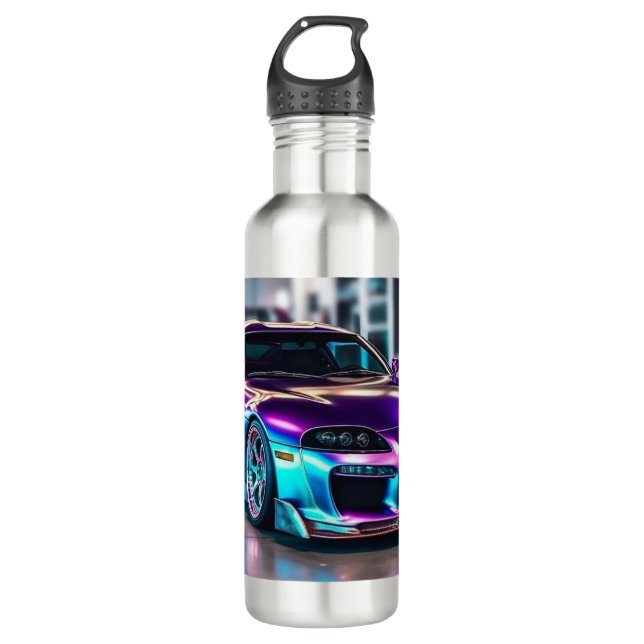 Botella De Agua Supercoches personalizados:Colores y modificacione (Anverso)