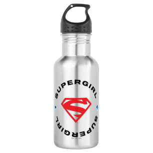 Botella De Agua Supergirl Age of Heroes Circle S-Shield