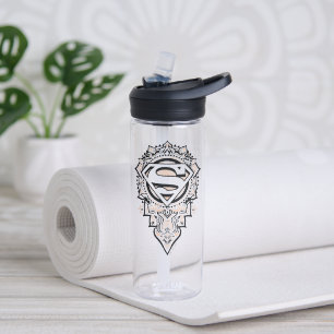 Botella De Agua Supergirl Mandala Graphic