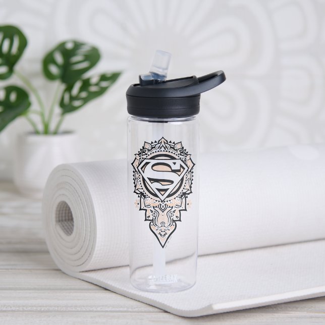 Botella De Agua Supergirl Mandala Graphic (Yoga)