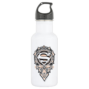 Botella De Agua Supergirl Mandala Graphic