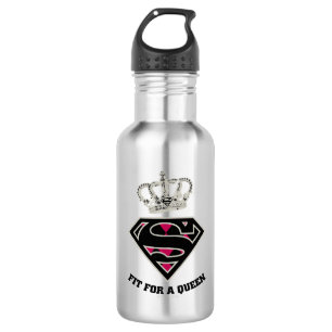 Botella De Agua Supergirl S-Shield "Fit For A Queen"