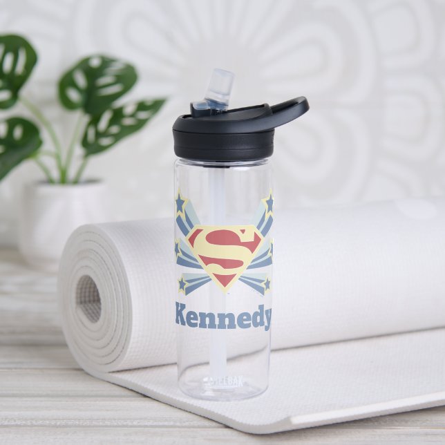 Botella De Agua Supergirl Stars S-Shield (Yoga)