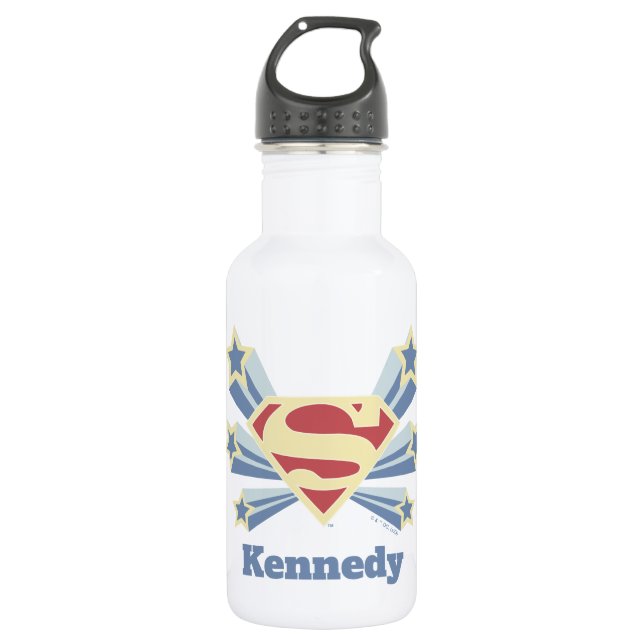 Botella De Agua Supergirl Stars S-Shield (Anverso)