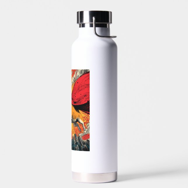 Botella De Agua Superhero Shiba � Perro de Cómic (Izquierdo)