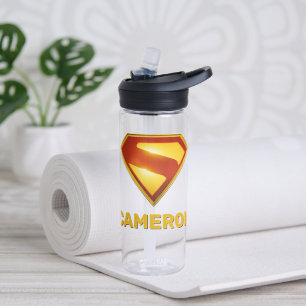 Botella De Agua Superman Golden S Shield Brilliance