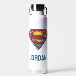 Botella De Agua Superman S-Shield   Logotipo impreso   Añadir su n