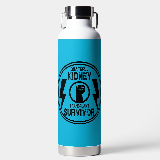 Botella De Agua Superviviente del trasplante renal (Delantero)