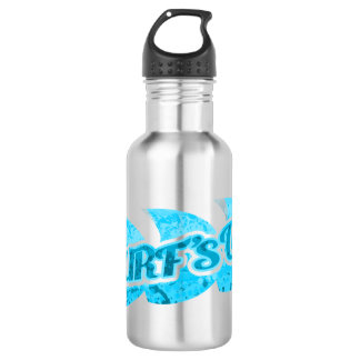 Botella De Agua Surf es azul acuático