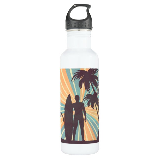 Botella De Agua Surfer Dude Water Botes (Anverso)