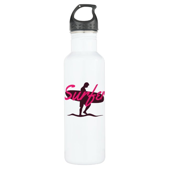 Botella De Agua Surfista (Anverso)