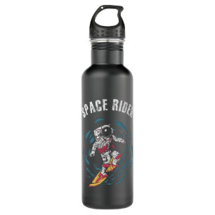 Botella De Agua Surfista de Surfing Astronauta Space Rider