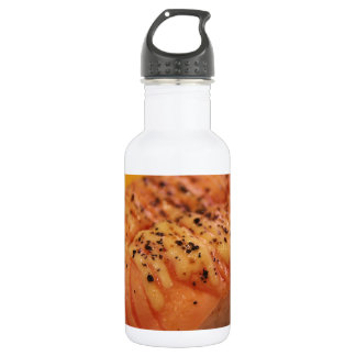 Botella De Agua Sushi De Salmón Comida Japonesa Deliciosa Sabrosa 