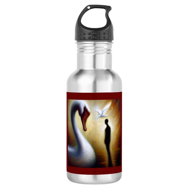 Botella De Agua Swan de animales espirituosos 1 (Anverso)