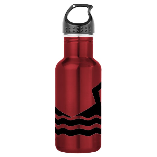Botella De Agua Swimmer Silhouette Liberty (Anverso)