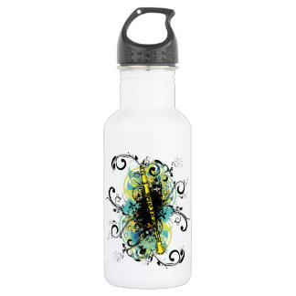 Botella De Agua Swirl Grunge Clarinet