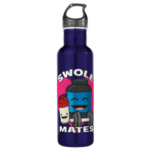 Botella De Agua SWOLEMATES Funny Bodybuilding Protein Shake