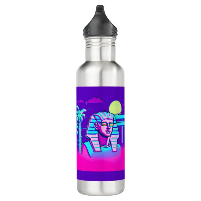Botella De Agua Synthwave Pharaoh (Derecha)