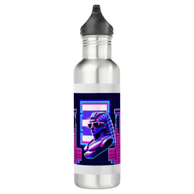 Botella De Agua Synthwave Pharaoh (Derecha)