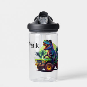 Botella De Agua T-Rex En Movimiento