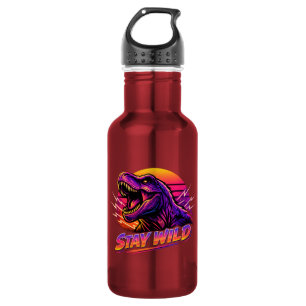 Botella De Agua T-Rex Mantén Salvaje