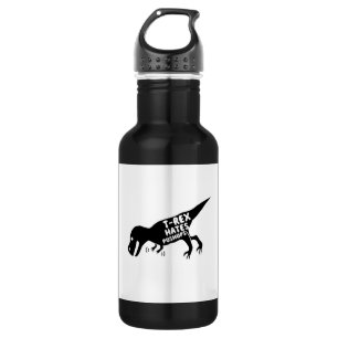 Botella De Agua T-Rex odia pectorales