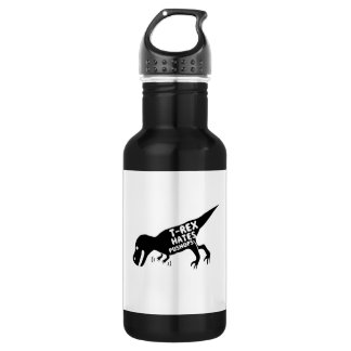 Botella De Agua T-Rex odia pectorales